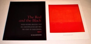Artículo de revista vintage de arte Mark Rothko 2010 ~ rojo y negro 10 páginas con 11 fotos - Imagen 1 de 5
