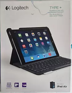 Logitech Type + Protective Case with Integrated Keyboard for iPad Air - Picture 1 of 2