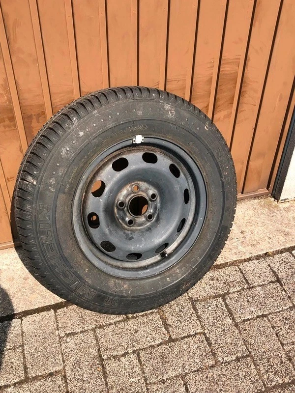1xkomplette Reserverad Ersatzrad+Felge 175/80R14 88T für VW Golf4,Seat,Skoda - Bild 1 von 4
