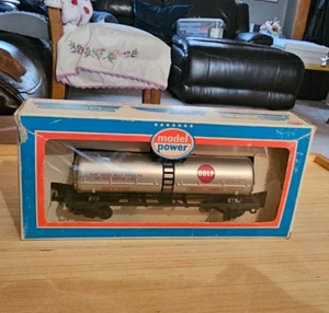 GULF CORPORATION 38' FAT ALBERT TANK CAR BY MODEL POWER #GATX15592 - Picture 1 of 7