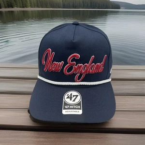 Gorra de golf New England Patriots Hat '47 marca enganche acorde con logotipo con escritura H89 - Imagen 1 de 8