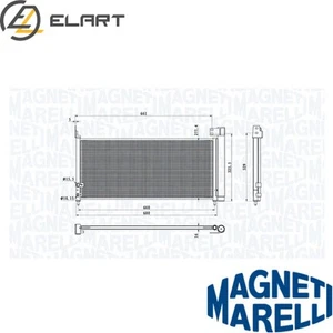 CONDENSER AIR CONDITIONING 350203107200 FOR TOYOTA AURIS 2ZR-FXE 1.8L 4cyl - Picture 1 of 6