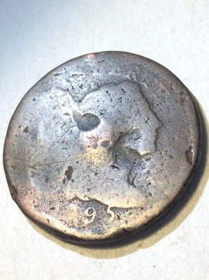 Rare Lettered Edge Variety 1795 Liberty Cap Large Cent- Only 37,000 Known Exist - Image 1 of 4