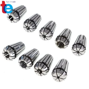 9X ER16pring Collet 1/8"-3/8" For CNC Milling Lathe Tool Engraving Machine - Picture 1 of 7