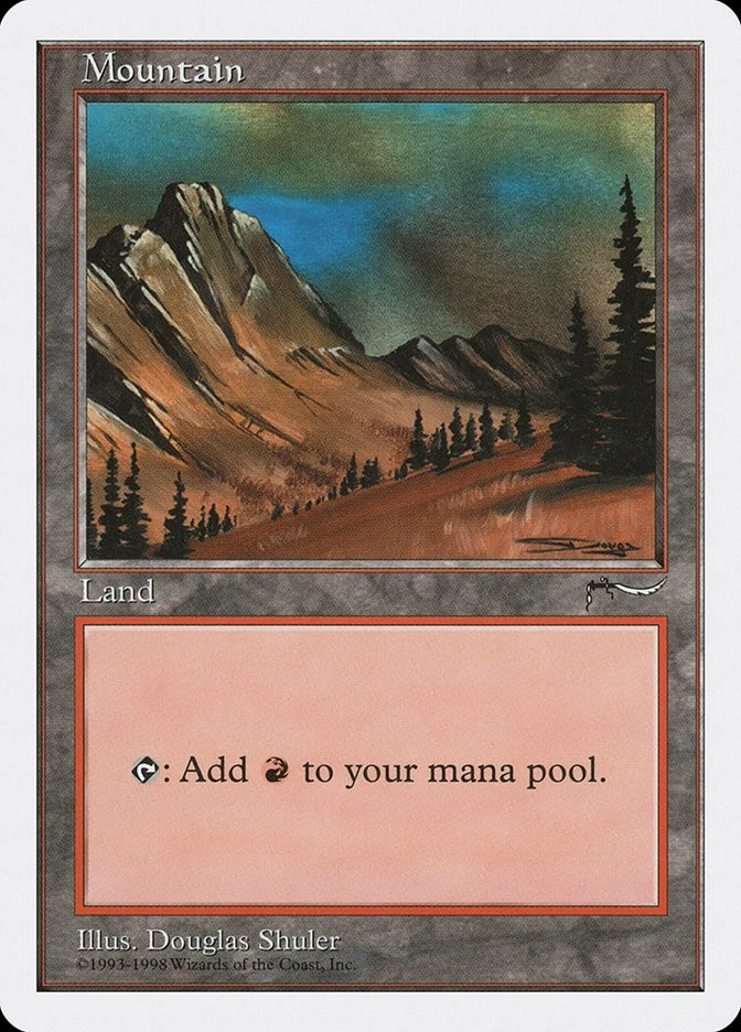 MTG Mountain (Arabian Nights) - Anthologies #082 - Image 1 of 1