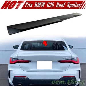 Painted Fits BMW 4-Series G26 i4 GranCoupe V Type Roof Spoiler Wing 2020-2025 - Picture 1 of 5