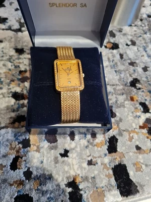 Original Eden Switzerland Armbanduhr Vintage ungetragen Schweizer Uhr - Bild 1 von 4