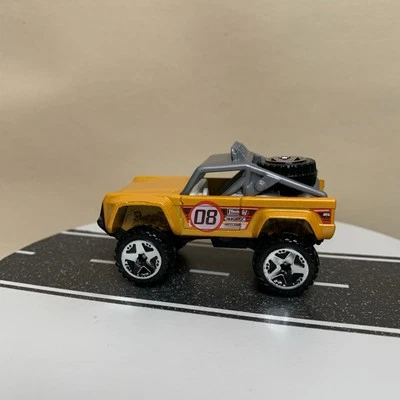 2008 Hot Wheels New Models Custom Ford Bronco 21/196 Orange w/OR-5sp 1:64 NM - Image 1 of 4