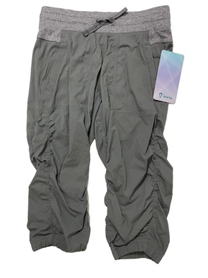 NWT Ivivva Lululemon Live To Move Dance Studio Crop Pants Gray Girls 14 - Image 1 of 4