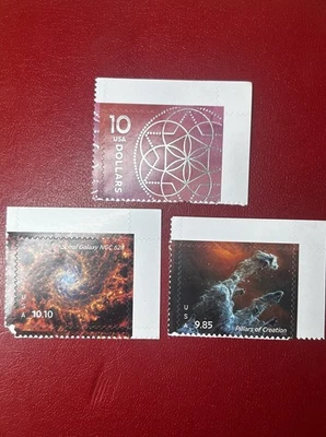 $30 Face Value 3 High Value US Stamps Lot All Unused Cheap Save 50% On Postage - Image 1 of 4