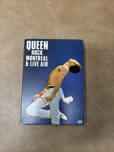 Queen - Queen Rock Montreal & Live Aid DVD With Insert & Slipcover - Picture 1 of 3