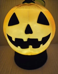 Halloween 7" Calabaza Jack-O-Lantern Humeante Giratorio Iluminado Globo de Agua - Imagen 1 de 11