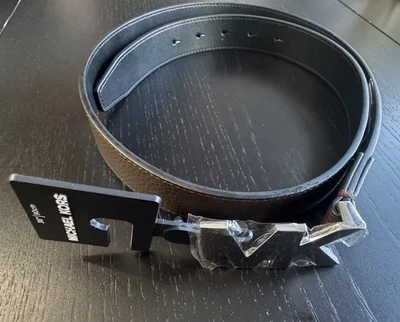 Cinturón Michael Kors MK Hombre Marrón Talla 36  Foto 1 de 4