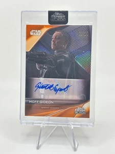 2023 Topps Star Wars Black Auto Orange /25 A-GE Giancarlo Esposito Moff Gideon - Bild 1 von 2