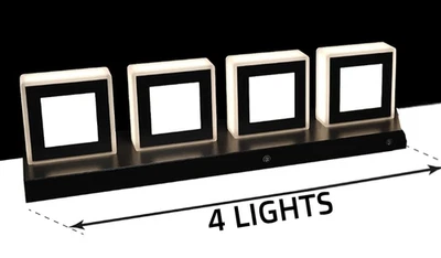 4-Light LED Over Mirror Modern Bathroom Vanity Wall Light Fixture *NEW* - Image 1 of 4