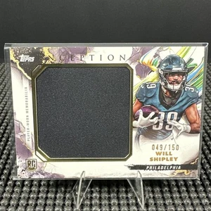 2024 Topps Inception Will Shipley Jumbo Relic RC Rookie /150 Eagles Player Worn - Picture 1 of 2
