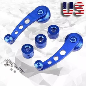 Adaptador de controlador superior y inferior de manivela de ventana manual para la mayoría de los autos azul. - Imagen 1 de 7