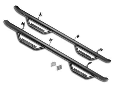 N-Fab Cab Length Text Black Nerf Steps Fit 14-19 Slvrdo/Sra 1500 Clsc Crew SALE Foto 1 de 4