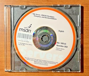 Microsoft SQL Server 2008 R2 Developer Enterprise und Standard Edition MSDN DVD - Bild 1 von 2