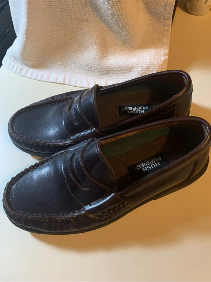 Zapatos Mocasines Marrón Penny Hush Puppies Juveniles Talla 3 M Foto 1 de 4