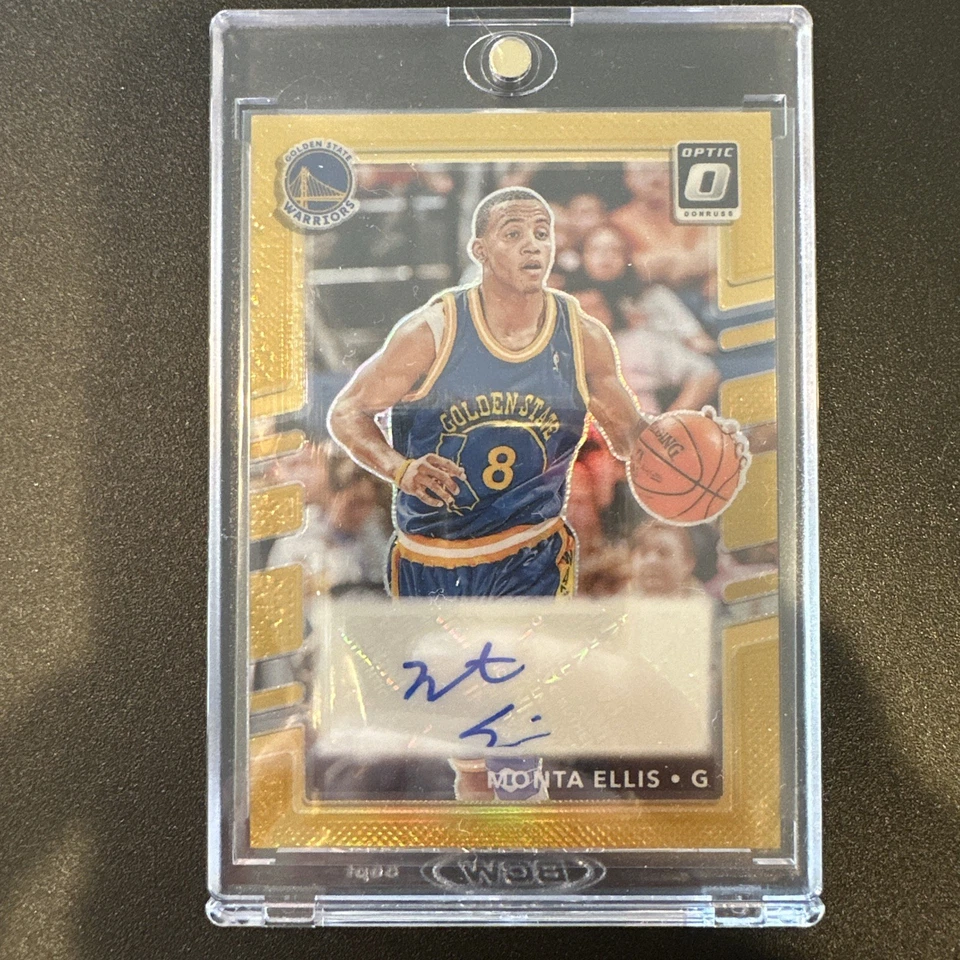 Donruss Optic Retro Series Signatures Gold Prizm 02/10 Monta Ellis Auto 2024-25 Foto 1 de 4