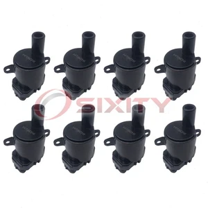8 pc Hitachi Ignition Coils for 2004 Chevrolet SSR 5.3L V8 Spark Plug Wire im - Picture 1 of 5