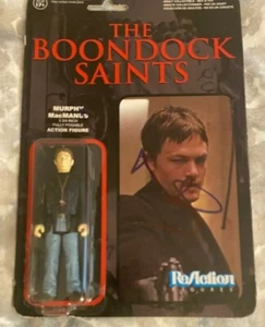 Figura autografata firmata Norman Reedus Walking Dead Boondock Saints Beckett COA - Foto 1 di 4