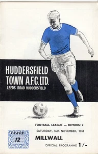 Huddersfield Town v Millwall 1968/9 (16 Nov) - Picture 1 of 1