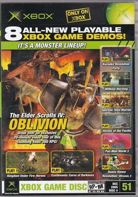 Official Xbox Magazine Demo Disc 51 (Xbox) Castlevania: Curse of Darkness & More - Image 1 of 3
