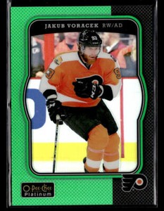 2017-18 O-Pee-Chee Platinum Retro Rainbow Green #R45 Jakub Voracek /49