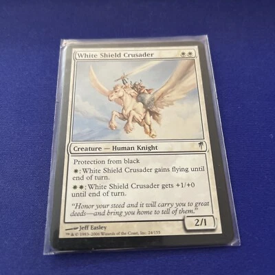 MTG White Shield Crusader Coldsnap 24/155 Regular Uncommon - Image 1 of 2