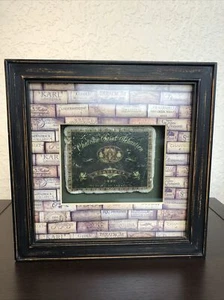 2003 "LEANDRA GINEVRA" 9.5x9.5 Wall Hanging Bordeaux 1990 - Picture 1 of 8