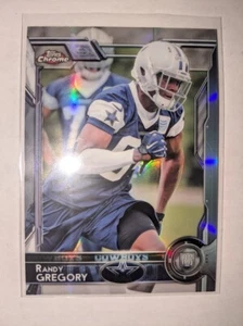 2015 Topps Chrome Refractor RANDY GREGORY RC #114 DALLAS COWBOYS / 49ERS ๐ - Picture 1 of 2