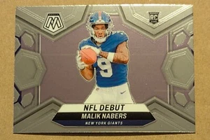 Malik Nabers 2024 Panini Mosaic NFL Debut Silver Base Mosaic RC #284 RC - Bild 1 von 2