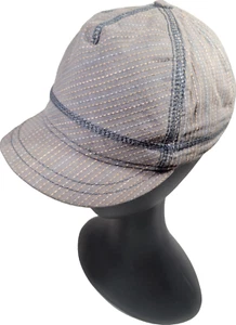 Coorin Bros Baseball Cap Hat Gray Striped Orange Blue Stripes Youth One Size - Picture 1 of 2