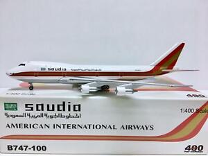 Aeroclassics 1-400 Saudia American International Airways BOEING 747-100 N703CK 9
