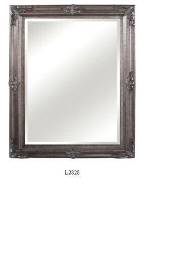 Specchio Da Parete Bianco 82x35 Cm Shabby Chic - Per Bagno, Camera O Ingresso
