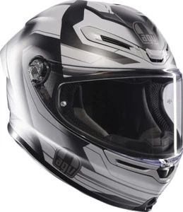 AGV K6 S Ultrasonic Full Face Helmet Matt Black/Grey Size M - Picture 1 of 3