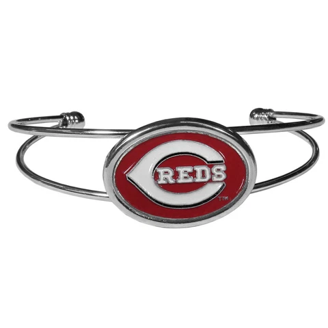 CINCINNATI REDS DOUBLE CUFF BRACELET NEW Cover