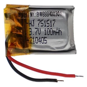 RC Akku Modellbau ohne Stecker 100mAh 3,7V - Bild 1 von 2