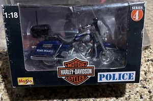 Maisto 1:18 Harley Davidson Virginia State Police Motorcycle Series 4 Model (A3) - Picture 1 of 2