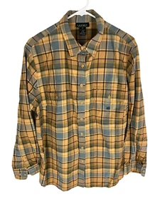 Camicia LAUREN RALPH LAUREN 2x verde a quadri cotone elegante tranquilla casetta di lusso - Foto 1 di 4