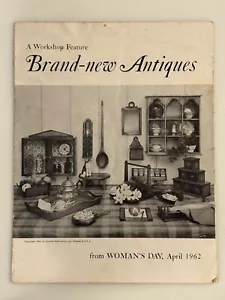 Vintage 1962 Woman’s Day Brandneu Antiquitäten Holzbearbeitung Möbel Muster - Bild 1 von 4