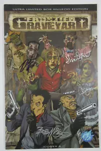 FIRMATO da 4! ULTRA Bob McLeod EDIZIONE LIMITATA "Frontier Graveyard" graphic novel SC B - Foto 1 di 6