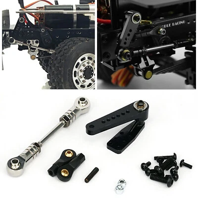 Aluminum Alloy Single-axis Steering Servo Modified for 6X4 6X6 4X2 4X4 RC Car - Image 1 of 4
