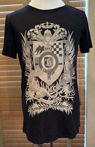 VTG BALMAIN Paris Black Tiger Logo T-Shirt Size XL. P18488 - Picture 1 of 5