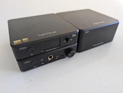 Topping D50s DAC+A50(Not s)+P50 stack bundle - Image 1 of 4