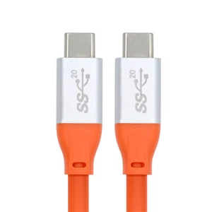 CY USB3.2 Ultra Soft High Flex Charge USB C Type C Data Phone Charger Cable 100W - Picture 1 of 6