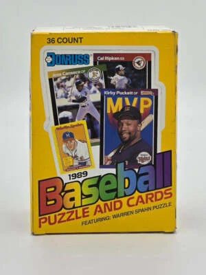 1989 Donruss Baseball Cards Wax Box (36 Packs) Possible Ken Griffey Jr Rookie - Image 1 of 2