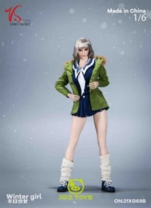 1/6 VStoys Accessory 21XG69B Female Winter Girl Green Suit Set For TBLeague - Picture 1 of 8